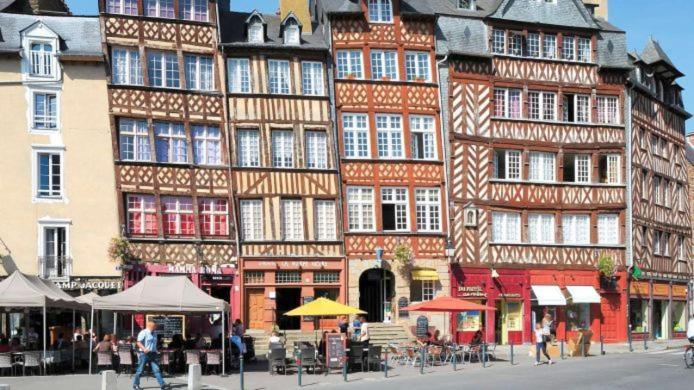 Splendide Appartement Rennes Centre + Parking מראה חיצוני תמונה